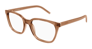 Saint Laurent SL M129 Eyeglasses - Brown / Transparent (006)