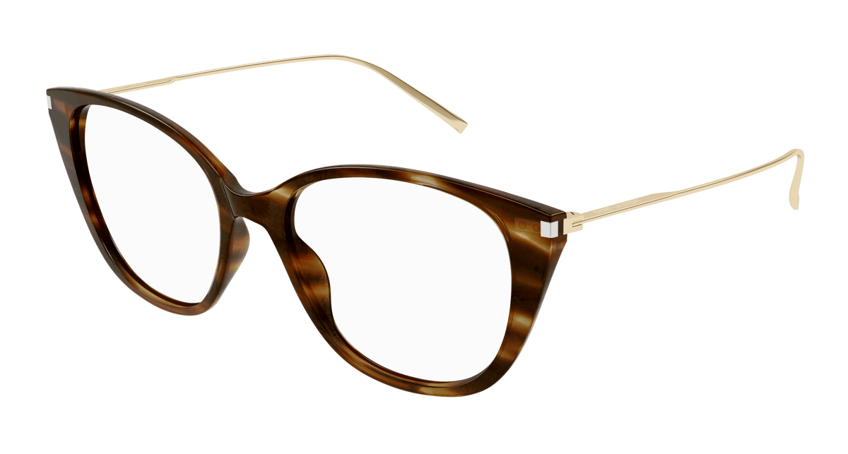 Saint Laurent SL 627 Eyeglasses - Havana / Transparent (004)