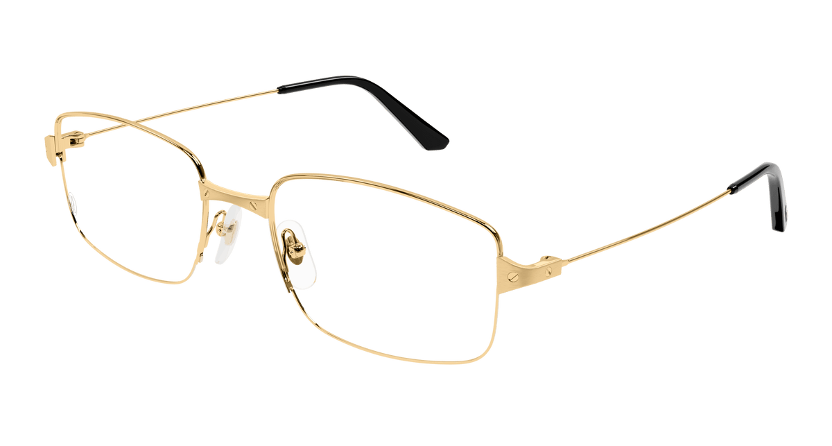 Cartier CT0406O Eyeglasses - Gold / Transparent (001)