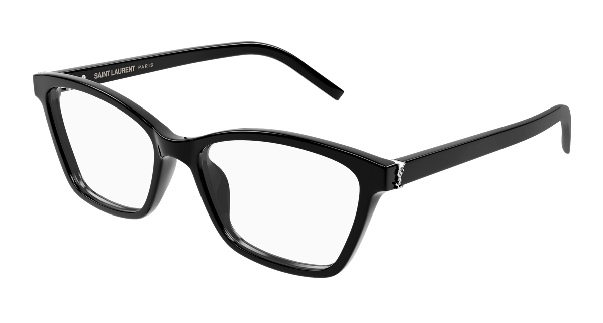 Saint Laurent SL M128 Eyeglasses - Black / Transparent (005)