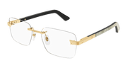 Cartier CT0411O Eyeglasses - Gold / Transparent (003)
