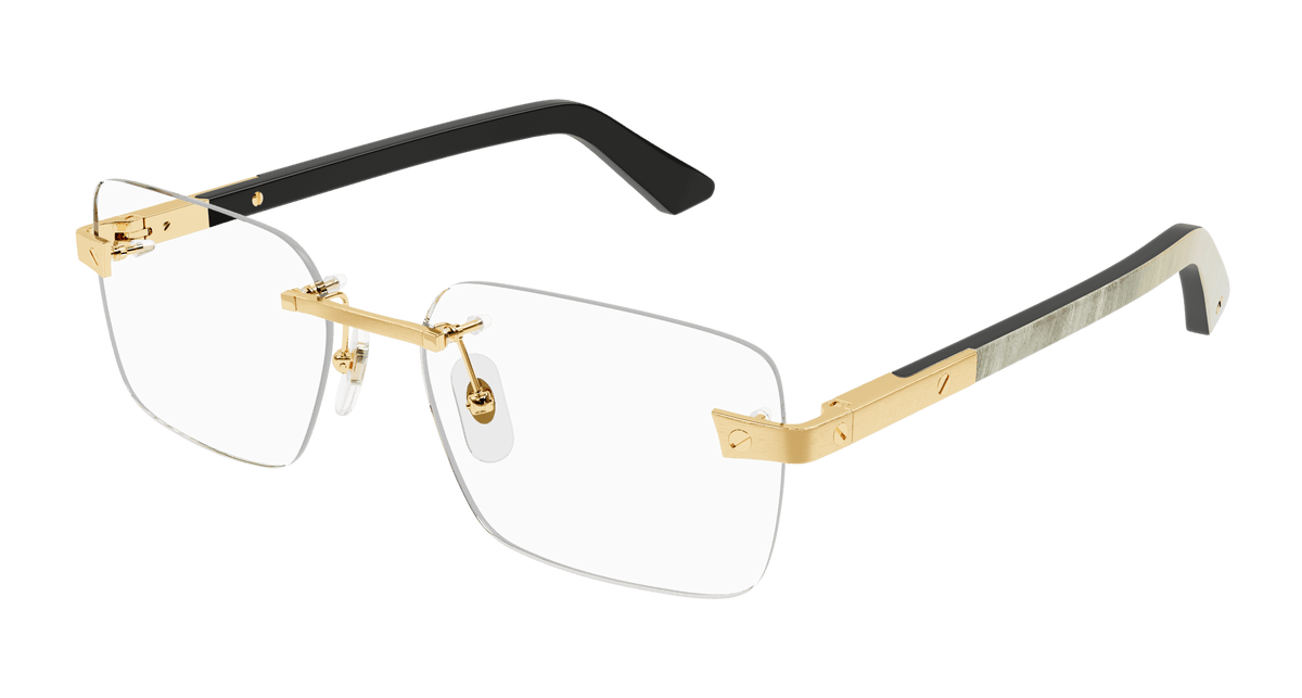 Cartier CT0411O Eyeglasses - Gold / Transparent (003)