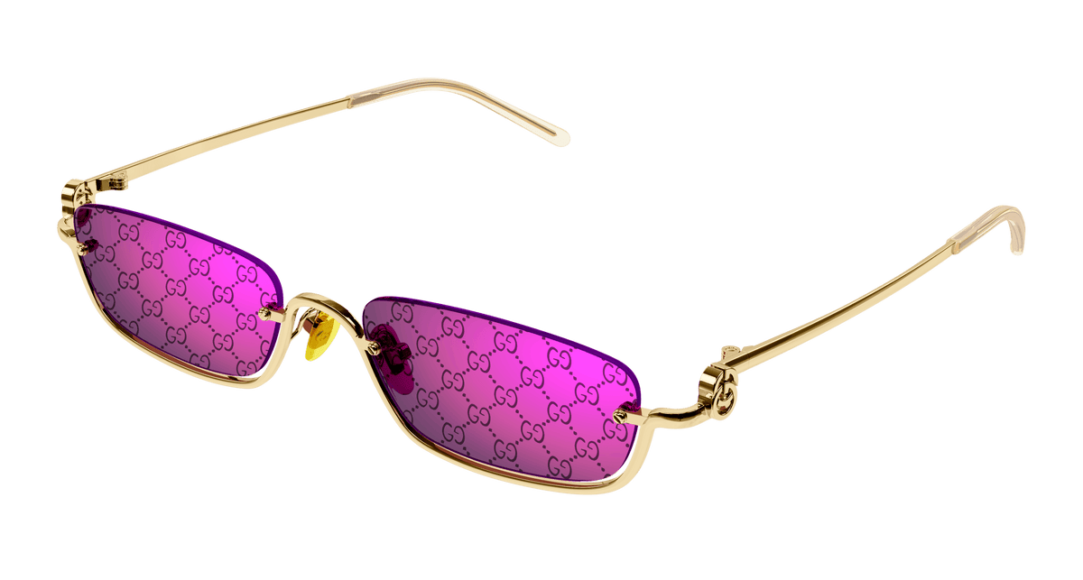 Gucci GG1278S Sunglasses - Gold / Violet (005)