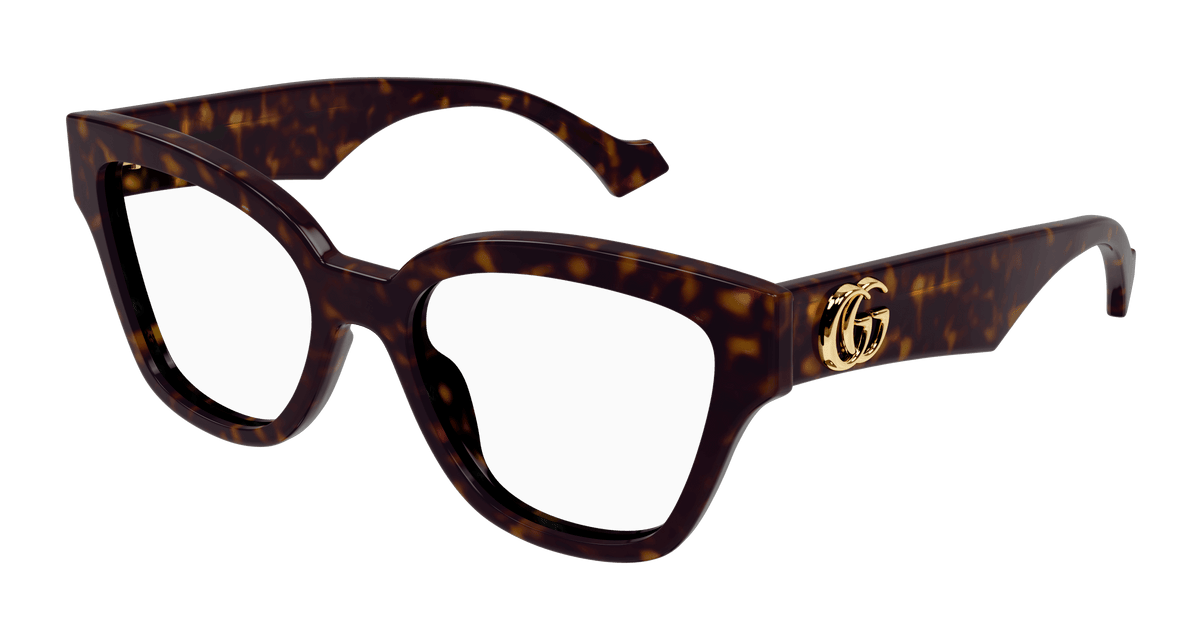 Gucci GG1424O Eyeglasses - Havana / Transparent (006)