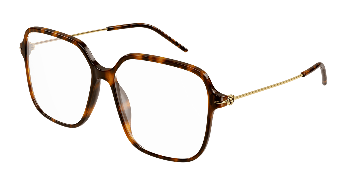 Gucci GG1271O Eyeglasses - Havana / Transparent (002)