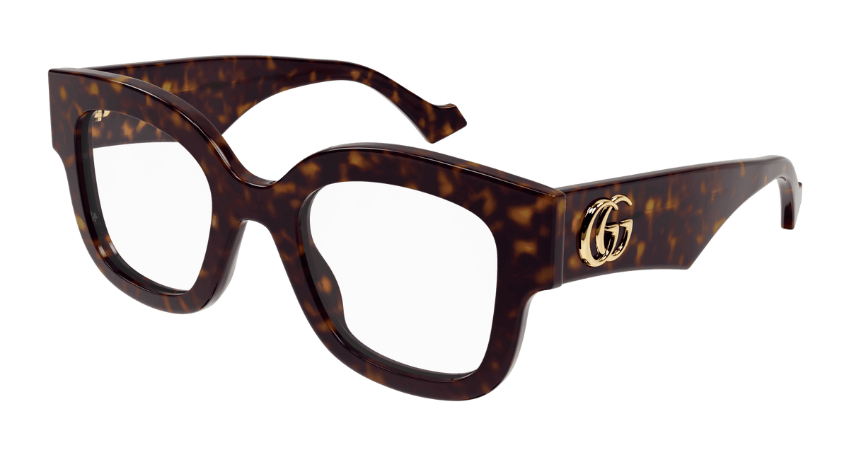 Gucci GG1423O Eyeglasses - Havana / Transparent (002)
