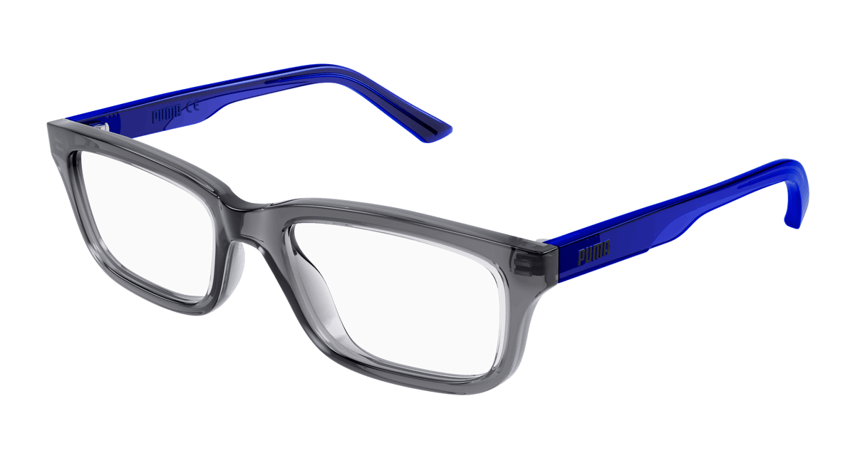 Puma PJ0068O Eyeglasses - Grey / Transparent (002)