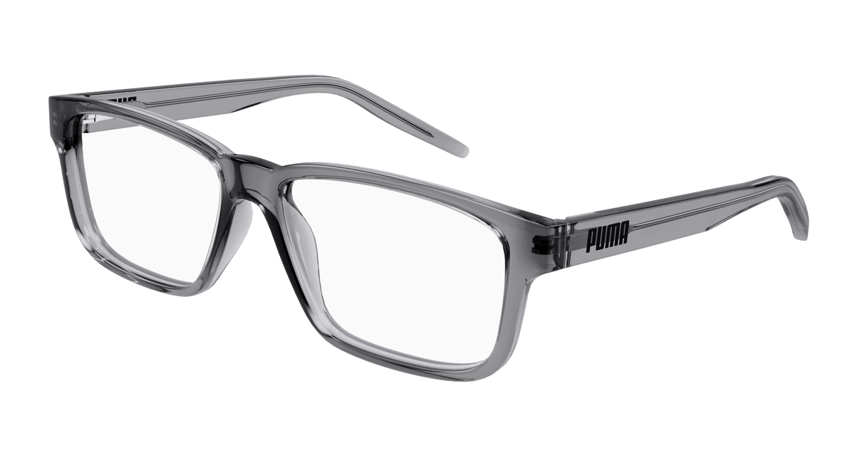 Puma PJ0046O Eyeglasses - Grey / Transparent (009)