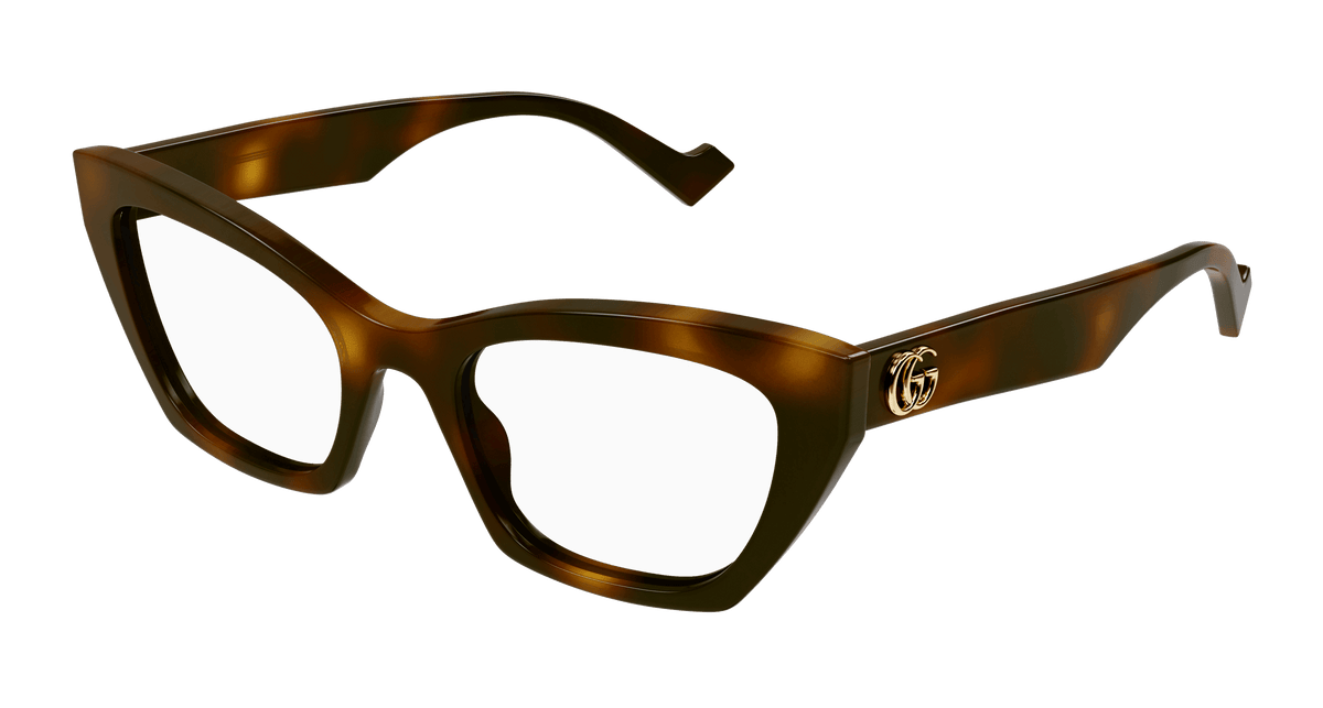 Gucci GG1334O Eyeglasses - Havana / Transparent (002)
