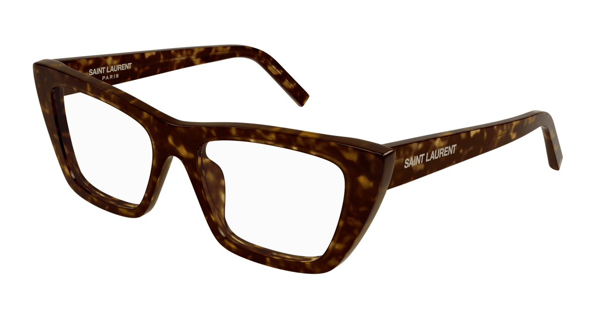 Saint Laurent SL 276 MICA OPT Eyeglasses - Havana / Transparent (004)