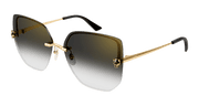 Cartier CT0432S Sunglasses - Gold / Grey (001)