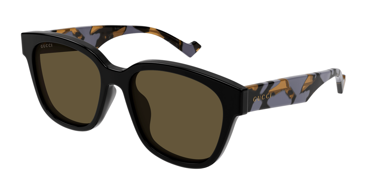 Gucci GG1430SK Sunglasses - Black / Brown (004)