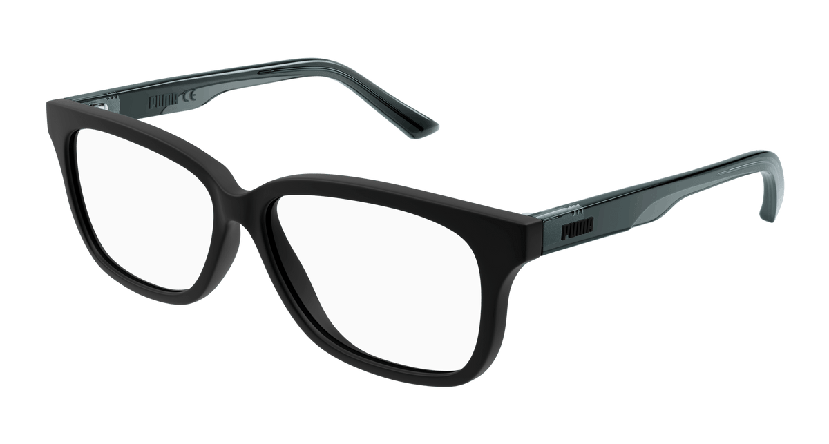 Puma PJ0070OA Eyeglasses - Black / Transparent (003)