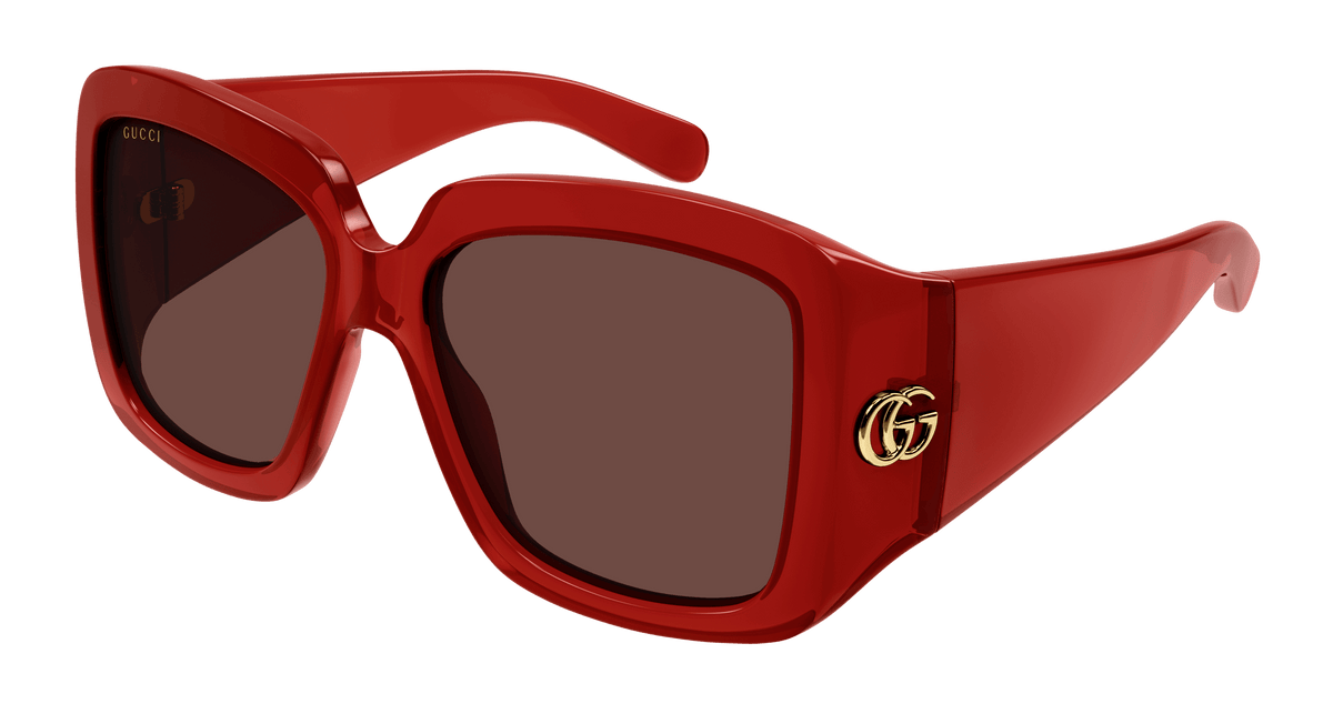 Gucci GG1402S Sunglasses - Burgundy / Brown (003)