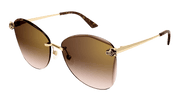 Cartier CT0398S Sunglasses - Gold / Brown (002)