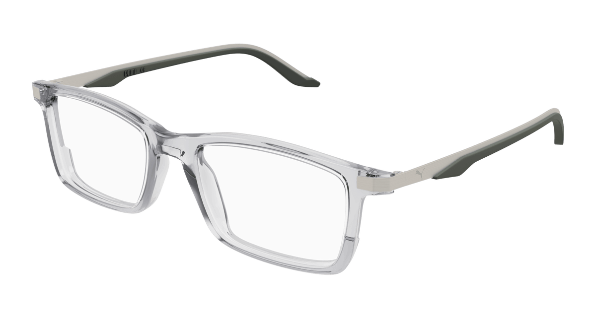 Puma PU0410O Eyeglasses - Grey / Transparent (002)