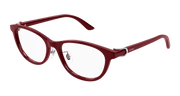 Cartier CT0456OJ Eyeglasses - Burgundy / Transparent (002)