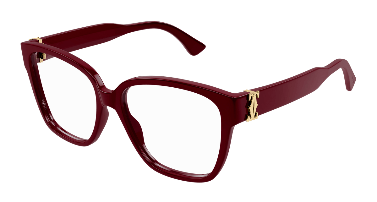 Cartier CT0451O Eyeglasses - Red / Transparent (004)