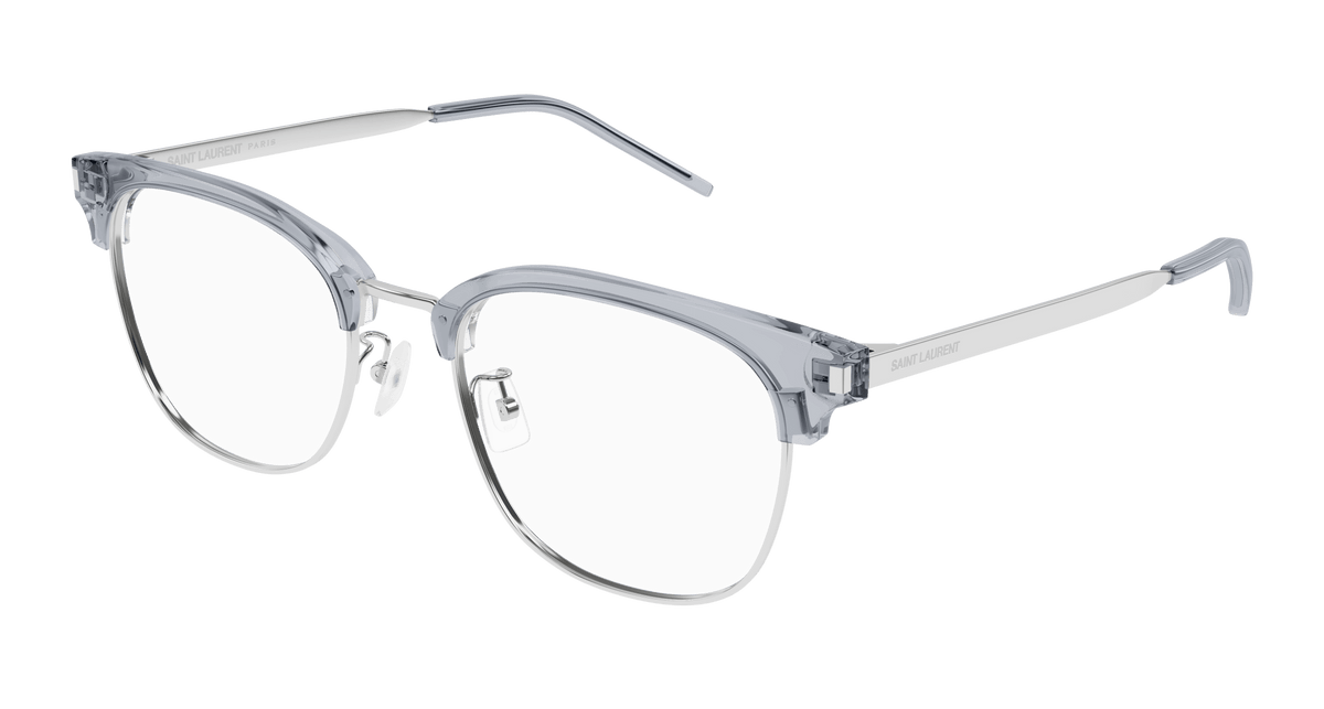Saint Laurent SL 649/F Eyeglasses - Grey / Transparent (003)