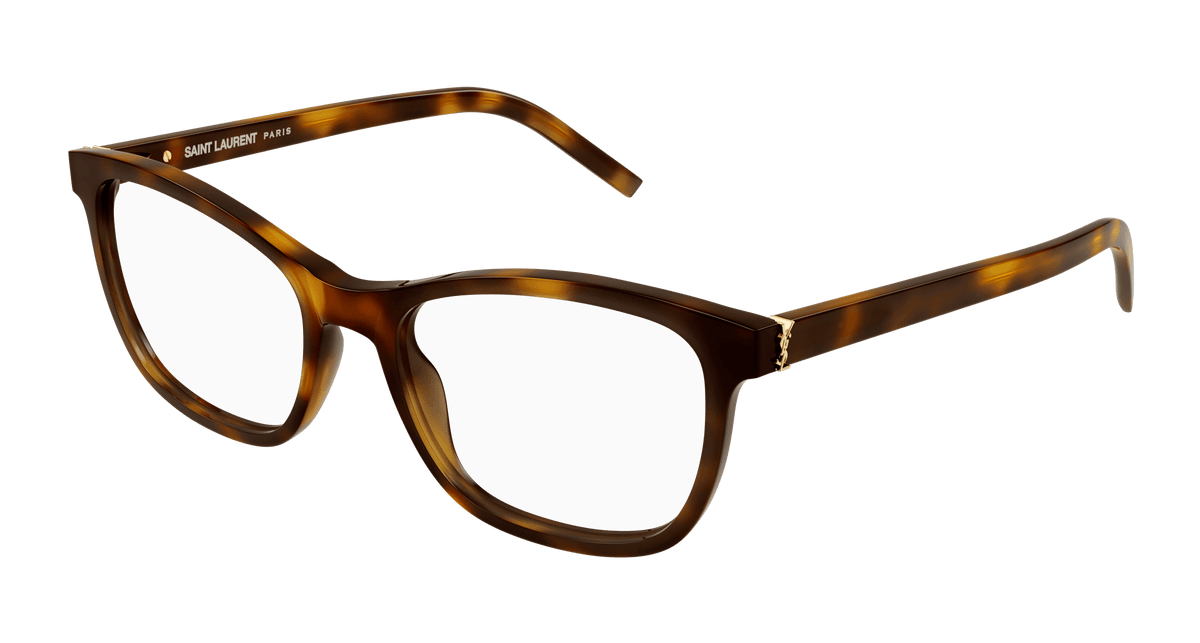 Saint Laurent SL M121 Eyeglasses - Havana / Transparent (002)