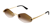 Cartier CT0433S Sunglasses - Gold / Brown (002)