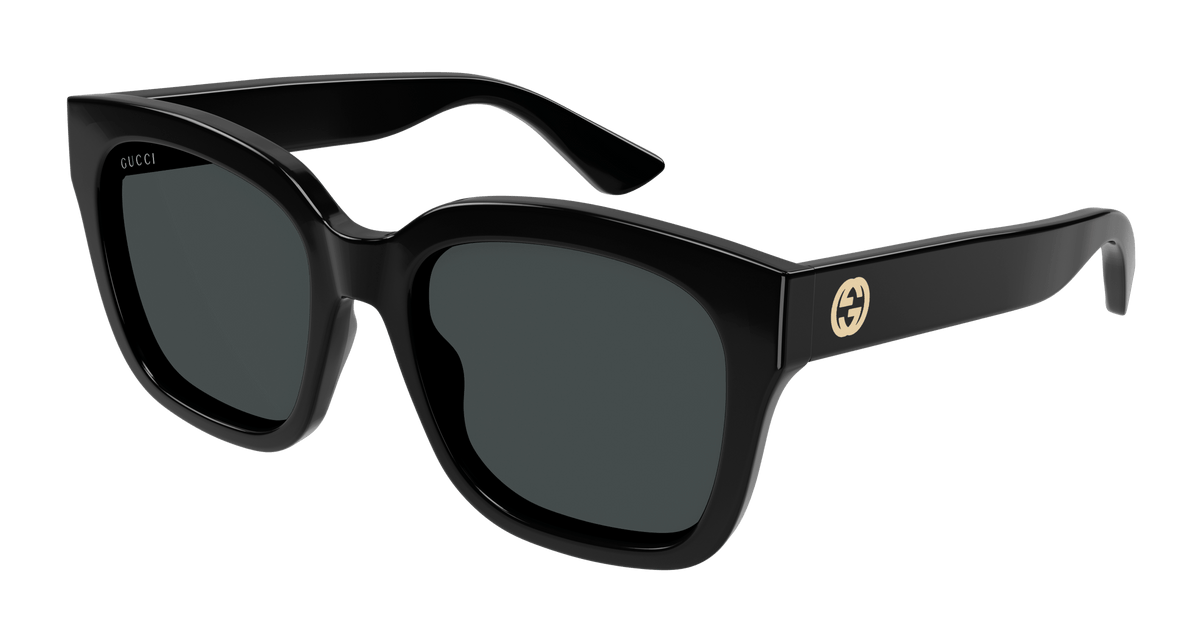 Gucci GG1338S Sunglasses - Black / Smoke (001)