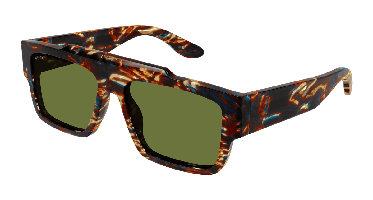 Gucci GG1460S Sunglasses - Havana / Green (002)