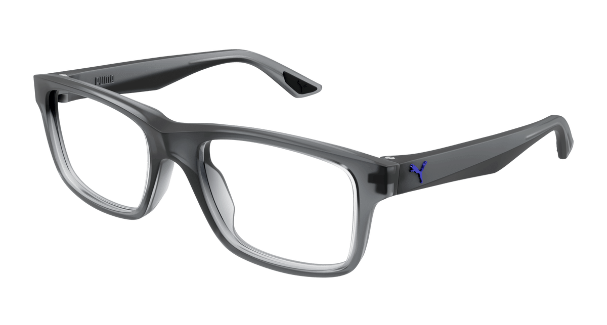 Puma PU0405O Eyeglasses - Grey / Transparent (002)