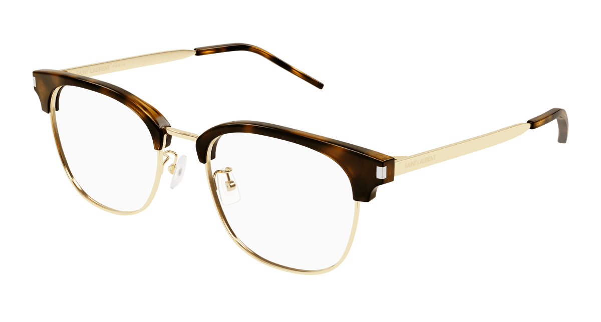 Saint Laurent SL 649/F Eyeglasses - Havana / Transparent (002)