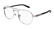 Gucci GG1290O Eyeglasses - Gunmetal / Transparent (001)