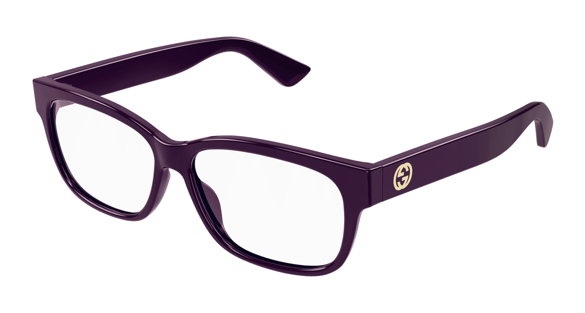 Gucci GG1341O Eyeglasses - Burgundy / Transparent (004)