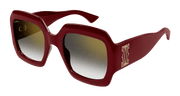 Cartier CT0434S Sunglasses - Burgundy / Grey (004)