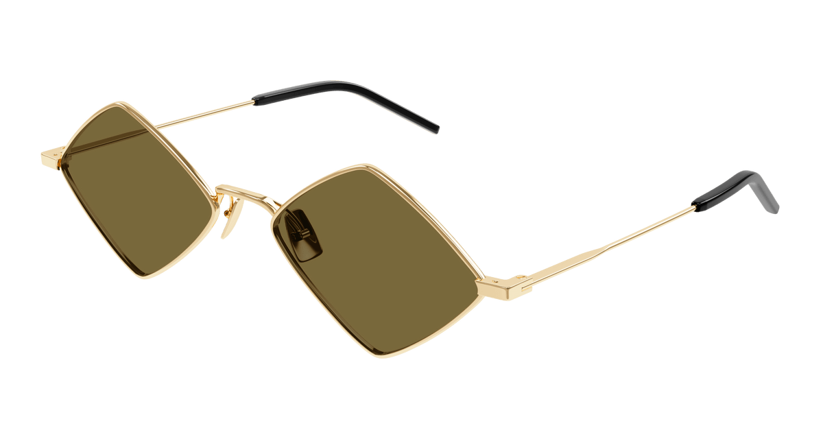 Saint Laurent SL 302 LISA Sunglasses - Gold / Brown (011)