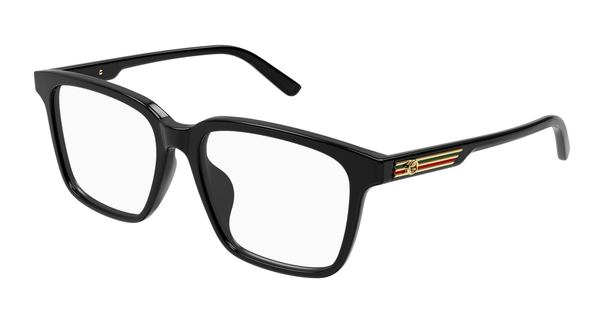 Gucci GG1293OA Eyeglasses - Black / Transparent (001)