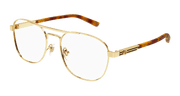 Gucci GG1290O Eyeglasses - Gold / Transparent (002)