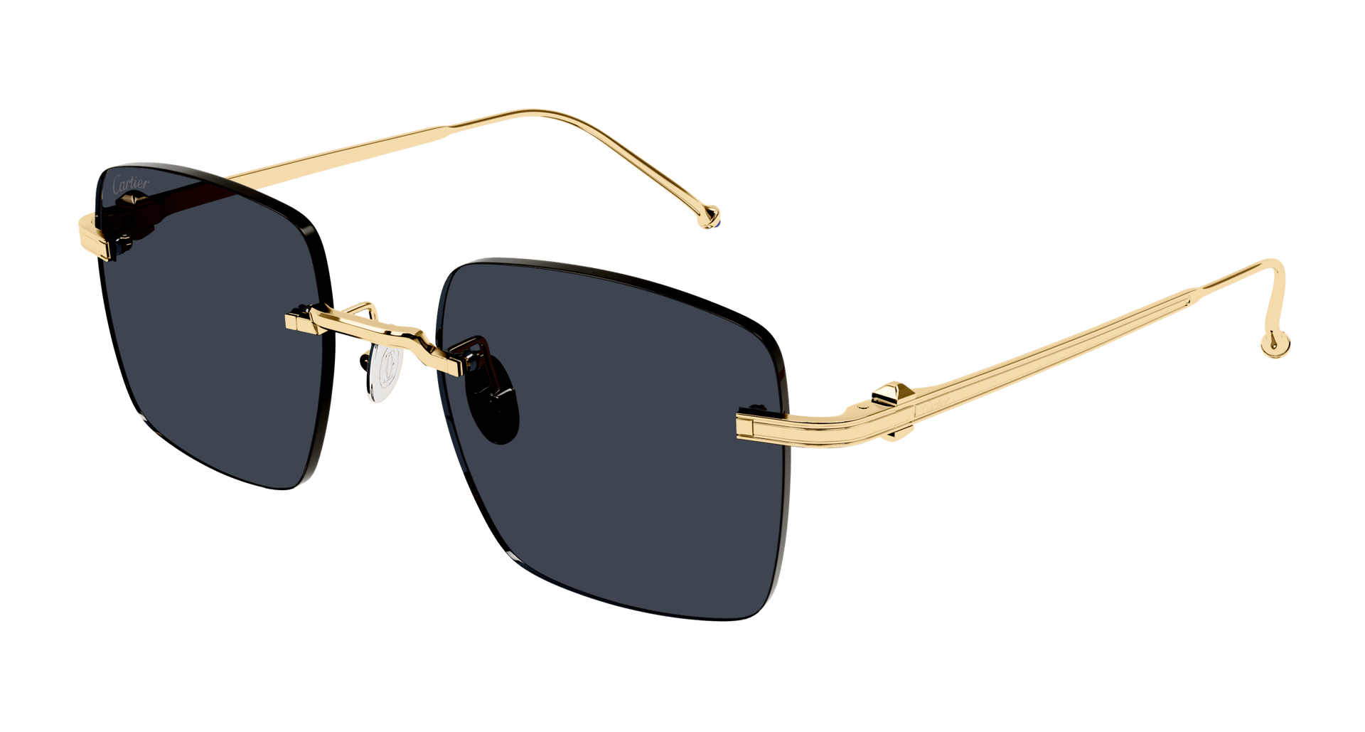 Cartier CT0403S Sunglasses - Gold / Grey (002)