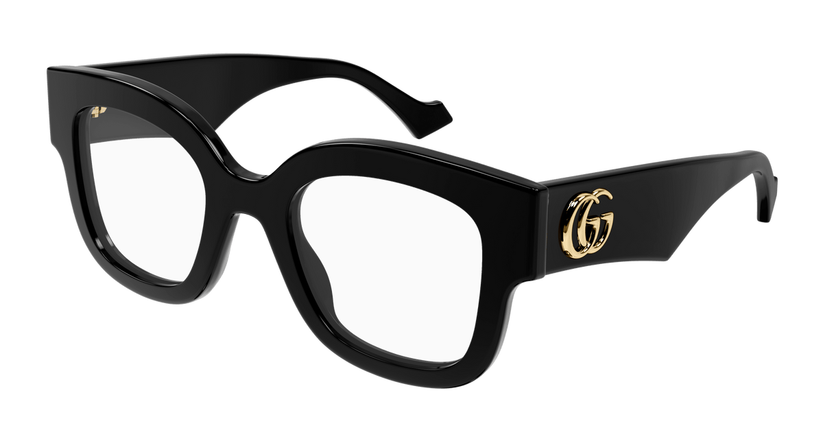 Gucci GG1423O Eyeglasses - Black / Transparent (001)