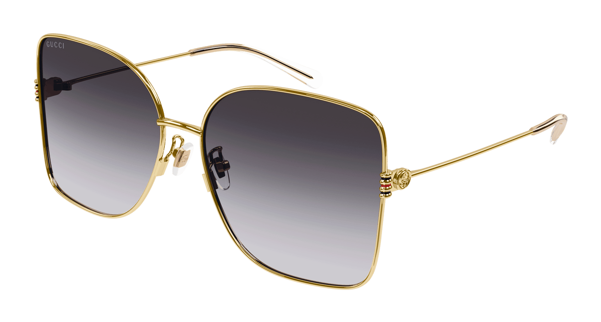 Gucci GG1282SA Sunglasses - Gold / Grey (002)