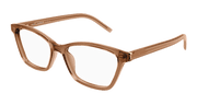 Saint Laurent SL M128 Eyeglasses - Brown / Transparent (012)