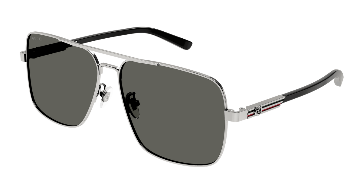 Gucci GG1289S Sunglasses - Gunmetal / Grey (001)