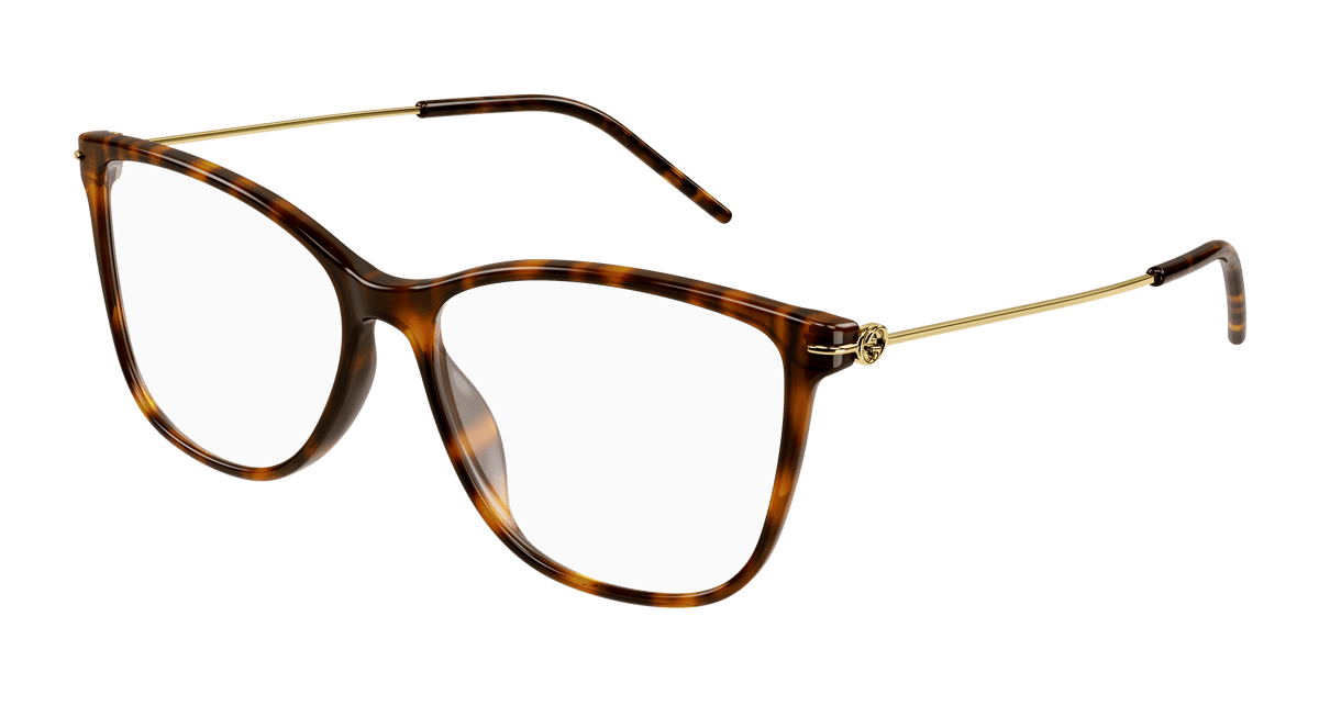 Gucci GG1272O Eyeglasses - Havana / Transparent (002)