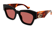 Gucci GG1422S Sunglasses - Black / Orange (005)