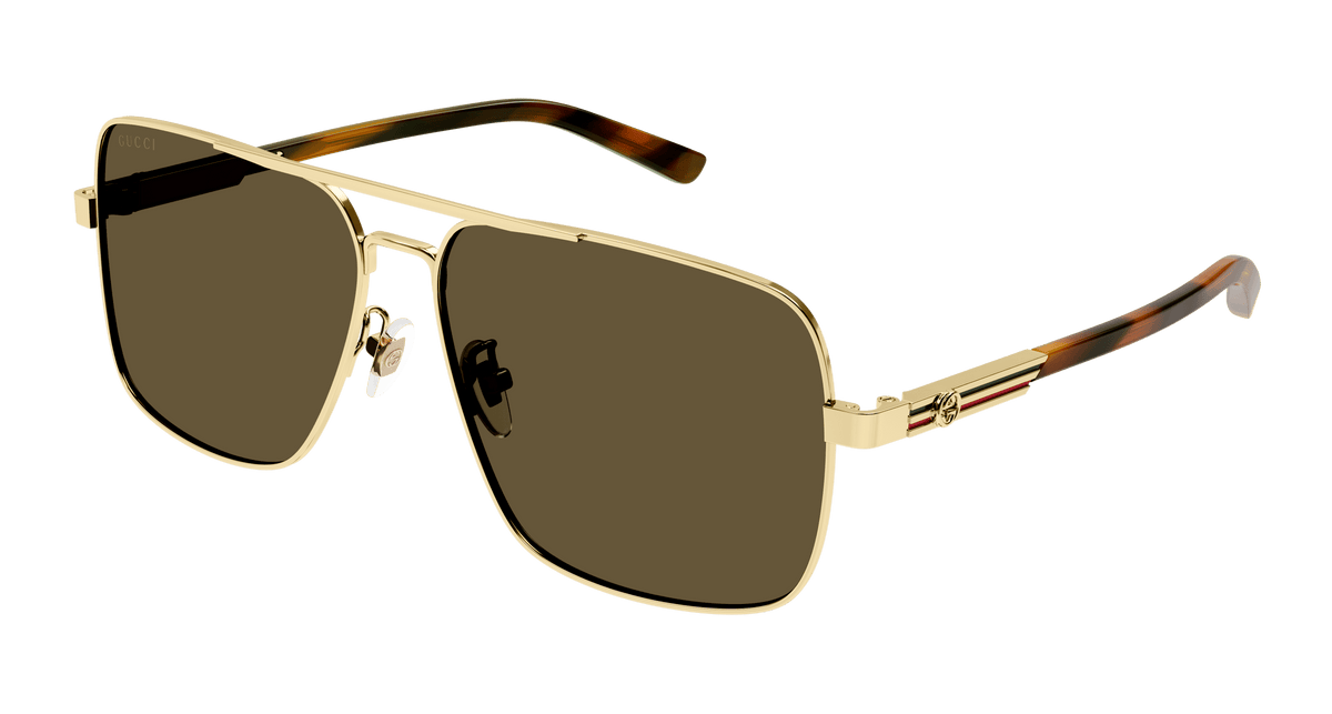 Gucci GG1289S Sunglasses - Gold / Brown (002)