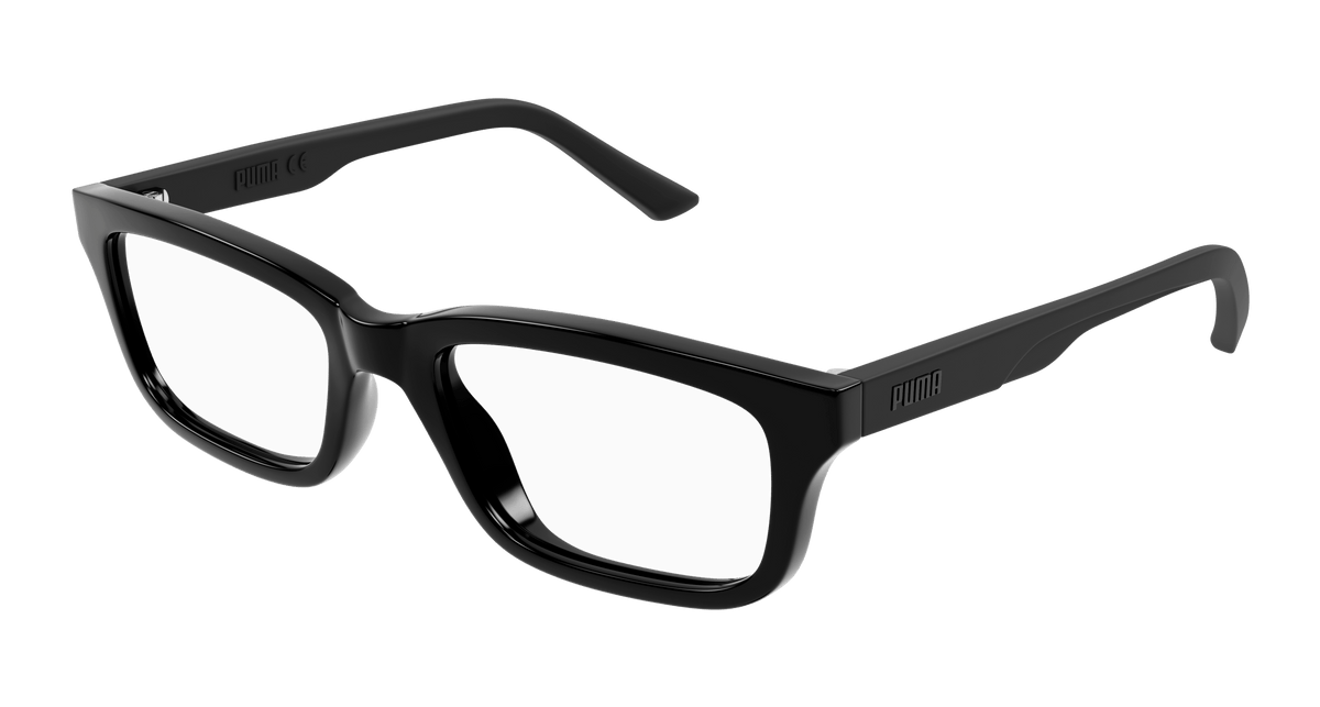 Puma PJ0068O Eyeglasses - Black / Transparent (001)