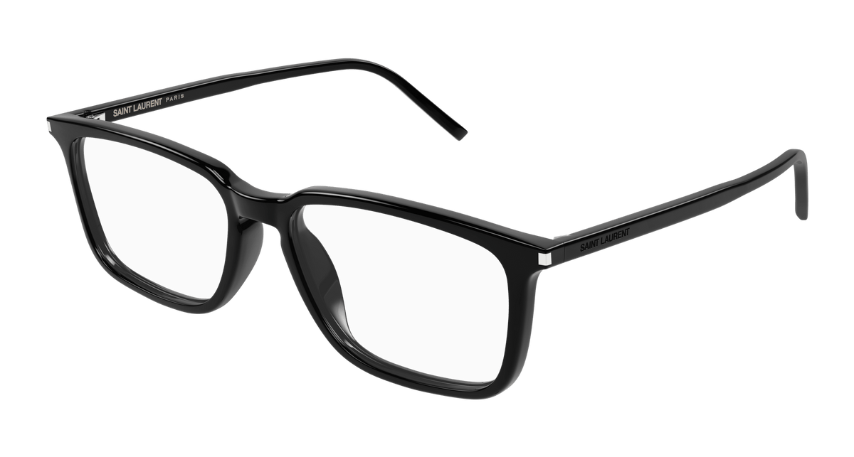 Saint Laurent SL 645/F Eyeglasses - Black / Transparent (001)