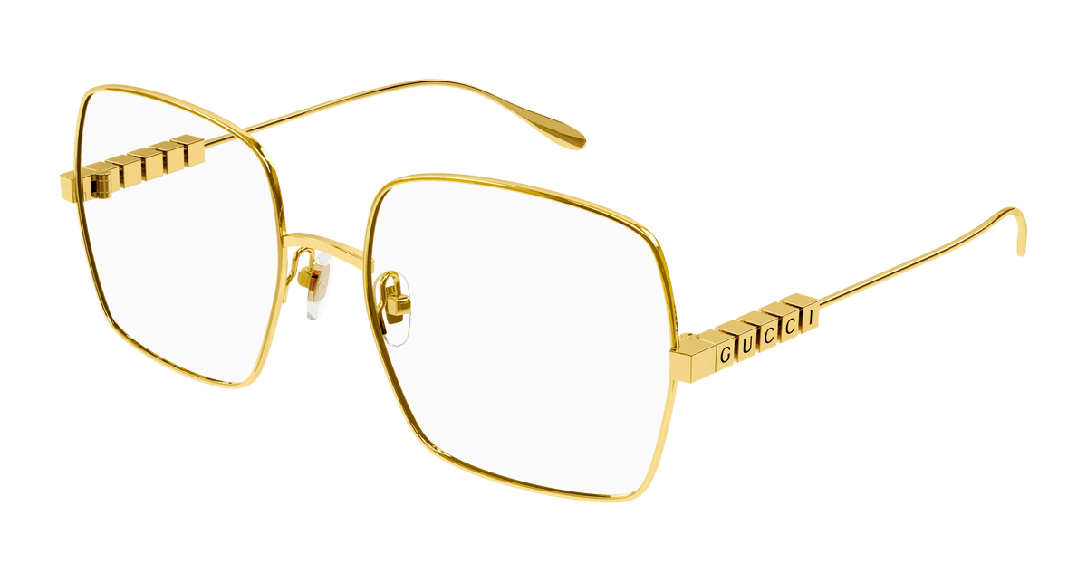 Gucci GG1434O Eyeglasses - Gold / Transparent (001)