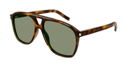 Saint Laurent SL 596 DUNE Sunglasses - Havana / Green (002)