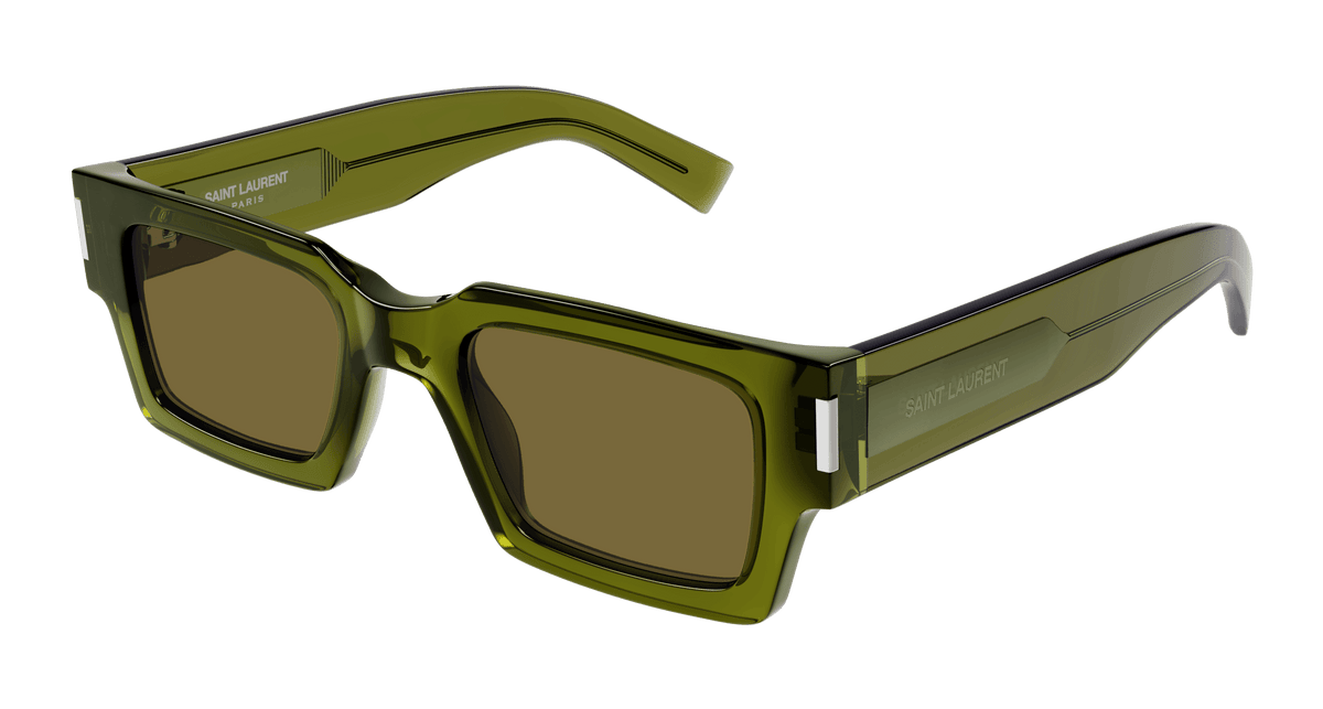 Saint Laurent SL 572 Sunglasses - Green / Brown (005)