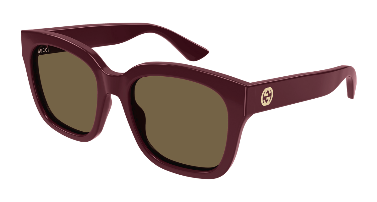 Gucci GG1338SK Sunglasses - Burgundy / Brown (004)