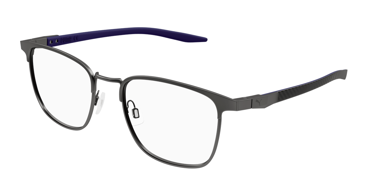 Puma PU0420O Eyeglasses - Gunmetal / Transparent (002)